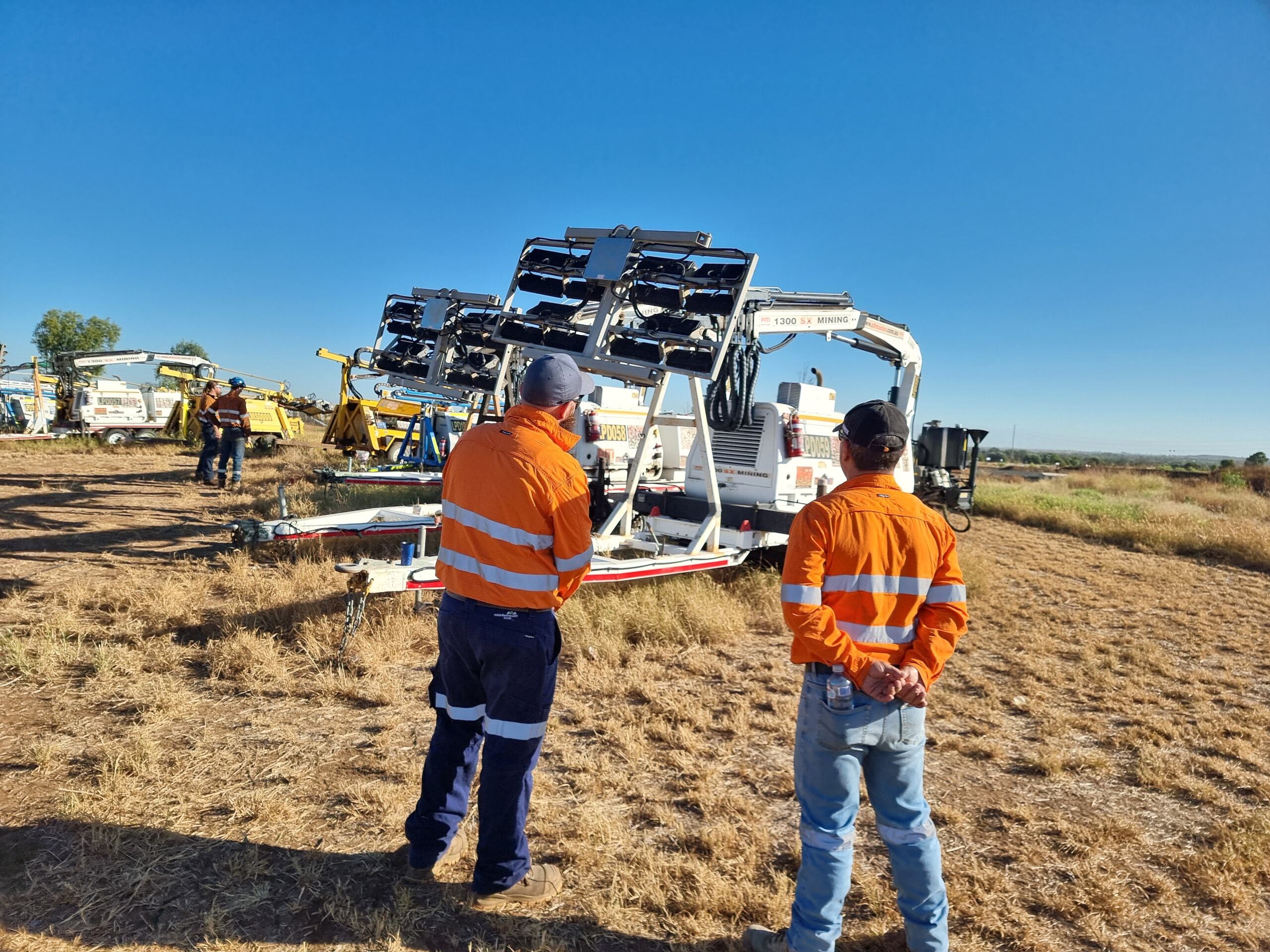 Supervisors training crew